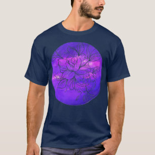 Weiße Aquarell-Pfingstrose T-Shirt