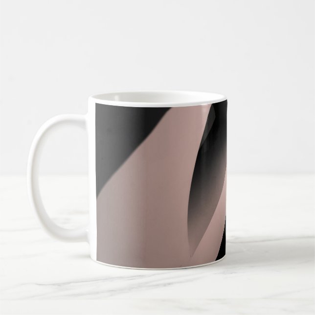 WEISSE ARCHITEKTURELLE DESIGN KAFFEETASSE (Links)
