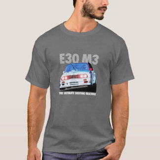 Weiße Art BMWs E30 M3 DTM Rennläufer-(Warsteiner) T-Shirt