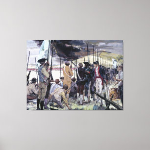 Weiße Augen von Ken Riley Print Leinwanddruck