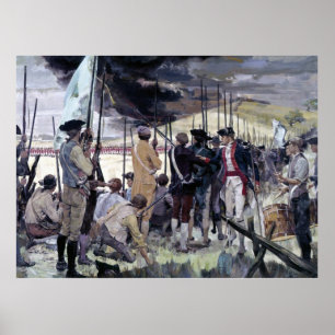 Weiße Augen von Ken Riley Print Poster