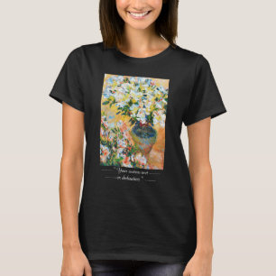 Weiße Azaleen in einem Topf, Claude Monet 1885 T-Shirt