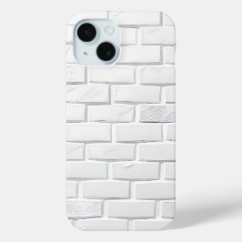 Weiße Backstein-Textur-iPhone-Hülle Minimalistisch Case-Mate iPhone Hülle