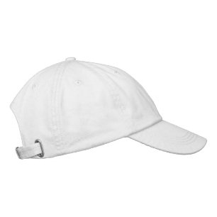 Weiße Baseball- und Trucker-Mütze Bestickte Baseballkappe