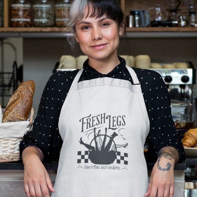 Weiße Bauern Markt Frischeier Qualität Schürze (Von Creator hochgeladen)