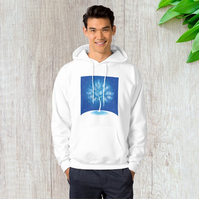 Weiße Bäume im Schnee Hoodie (Von Creator hochgeladen)