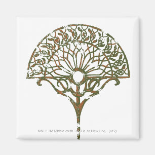 Weiße Bäume von Númenor Magnet