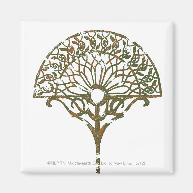 Weiße Bäume von Númenor Magnet (Vorne)