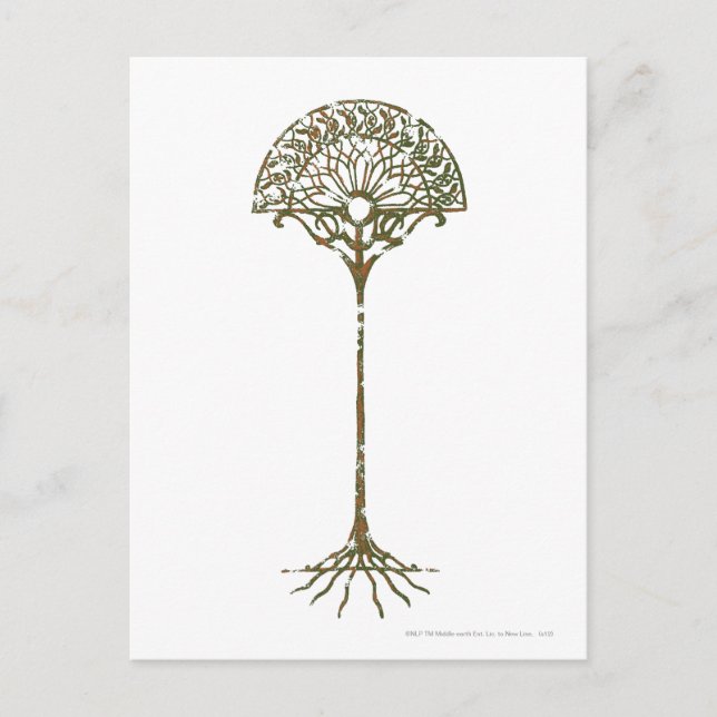 Weiße Bäume von Númenor Postkarte (Vorderseite)