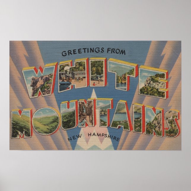 Weiße Berge, New Hampshire 2 Poster (Vorne)
