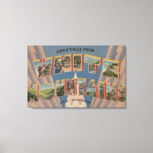 Weiße Berge, New Hampshire 3 Leinwanddruck