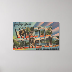 Weiße Berge, New Hampshire 4 Leinwanddruck