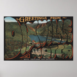 Weiße Berge, New Hampshire - Dixville Poster