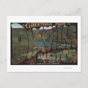 Weiße Berge, New Hampshire - Dixville Postkarte