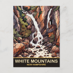 Weiße Berge, New Hampshire, Reise  Postkarte