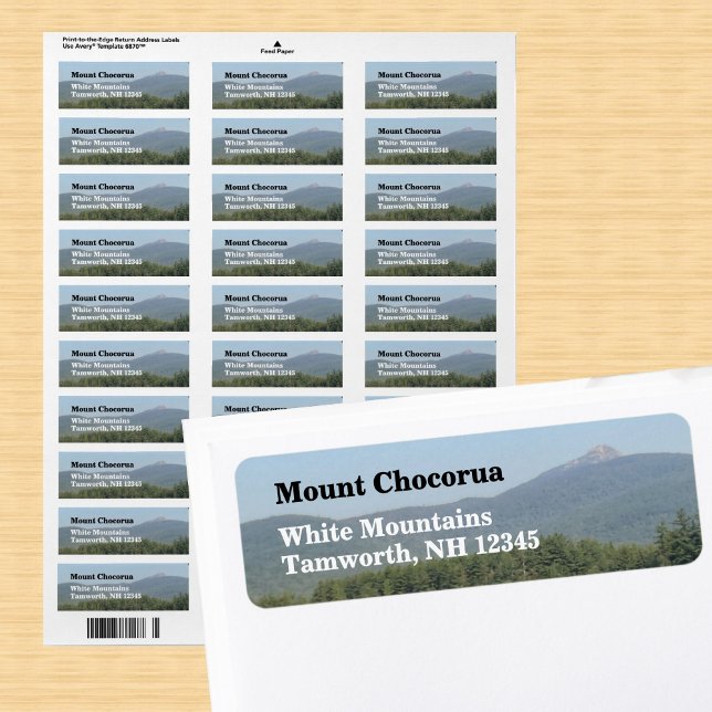 Weiße Berge New Hampshire Rücksendeadresse (Von Creator hochgeladen)