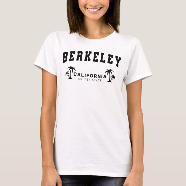 Weiße Berkeley, Kalifornien T-Shirt (Vorderseite)