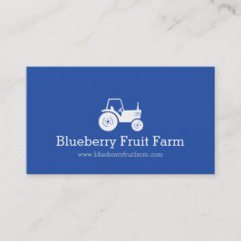 Weiße blaue moderne Bauernhof-Visitenkarte des Visitenkarte