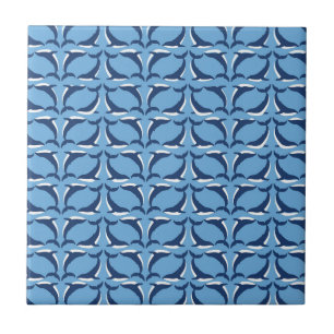 Weiße Blaue Wale Yin Yang Meer Tier Ozean Marine Fliese