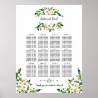 Weiße blühende Blütenhandschrift