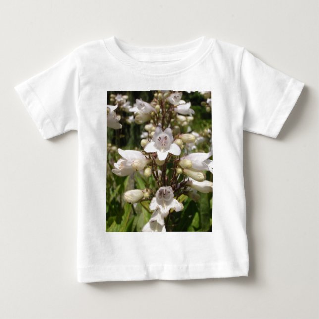 Weiße Blume Baby T-shirt (Vorderseite)