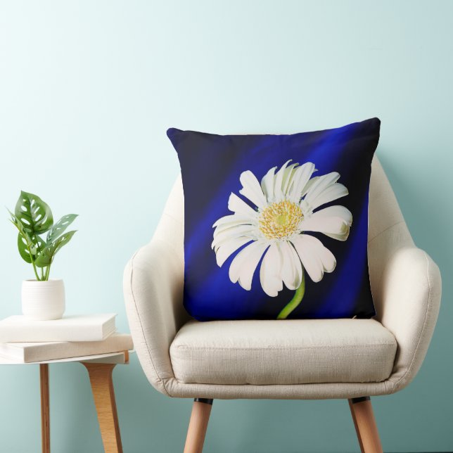 Weiße Blume Blossom Kissen (Stuhl )
