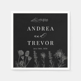 Weiße Blume | Boho Chic Wedding Serviette