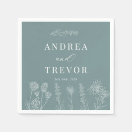 Weiße Blume | Boho Chic Wedding Serviette