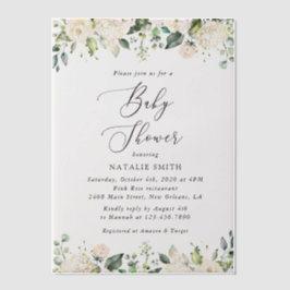 Weiße Blume, Creme-Blume, Boho, Babydusche