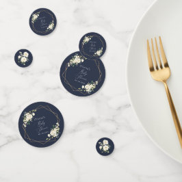 Weiße Blume, Creme-Blume, Boho, Babydusche Konfetti