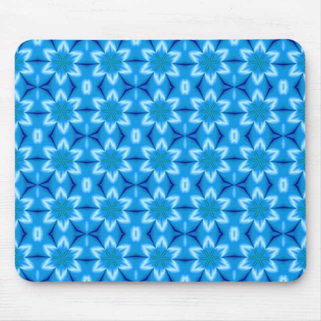 Weiße Blume, gefroren Mousepad (Vorne)