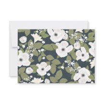 Weiße Blume handschriftliche Vintage Hochzeit UAWG