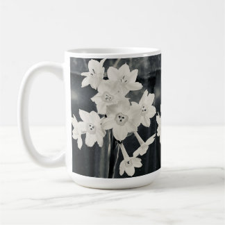 Weiße Blume Kaffeetasse