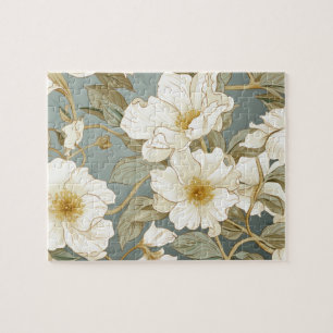 Weiße Blume Puzzle