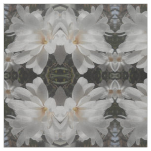 Weiße Blume Stoff
