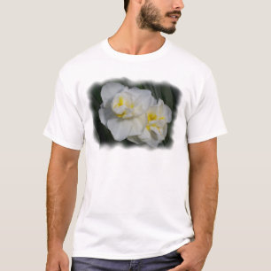 Weiße Blume T-Shirt
