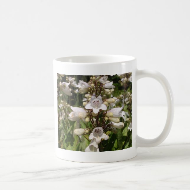Weiße Blume Tasse (Rechts)