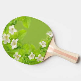 Weiße Blume Tischtennis Schläger