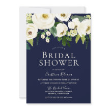 Weiße Blume und elegantes Brautparty