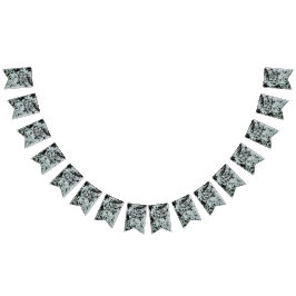 Weiße Blume Wimpelkette