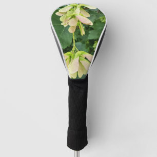 Weiße Blumen-Natur-Golf-Schutzhülle Golf Headcover