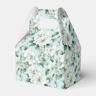 Weiße Blumen-Party-Geschenkbox Geschenkschachtel