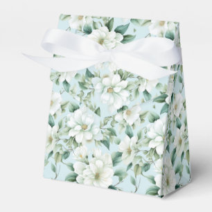 Weiße Blumenparty-Geschenkbox Geschenkschachtel