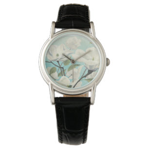 Weiße Blüten vom Süden Armbanduhr