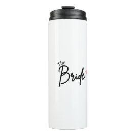 Weiße Brautmug für Junggesellinnenabschied und Hoc Thermosbecher