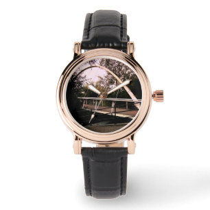 Weiße Brücke Armbanduhr