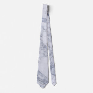 Weiße Carrara-Marmor-Hochzeits-Tie für Herren Krawatte