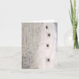 WEISSE CHRISTMAS FEIERTAGSKARTE