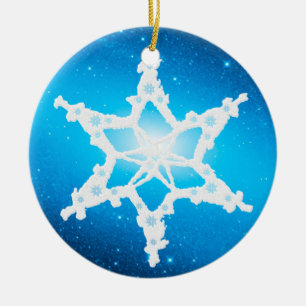 WEISSE CHRISTMAS Snowflake Ornament 4