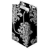 Weiße Damask-Muster